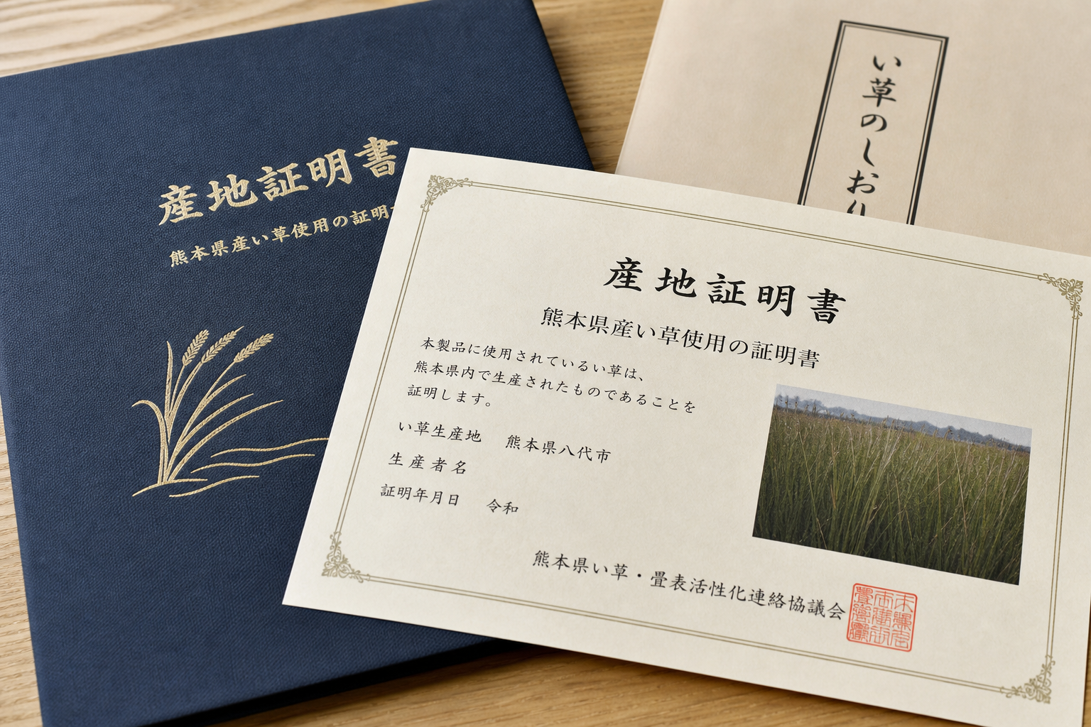 Authenticity certificate documentation