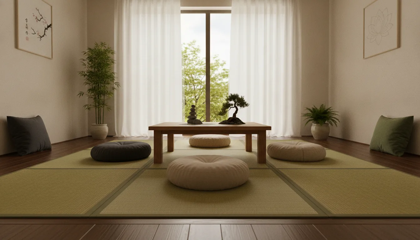Creating a Harmonious Tatami Room for Meditation and Yoga