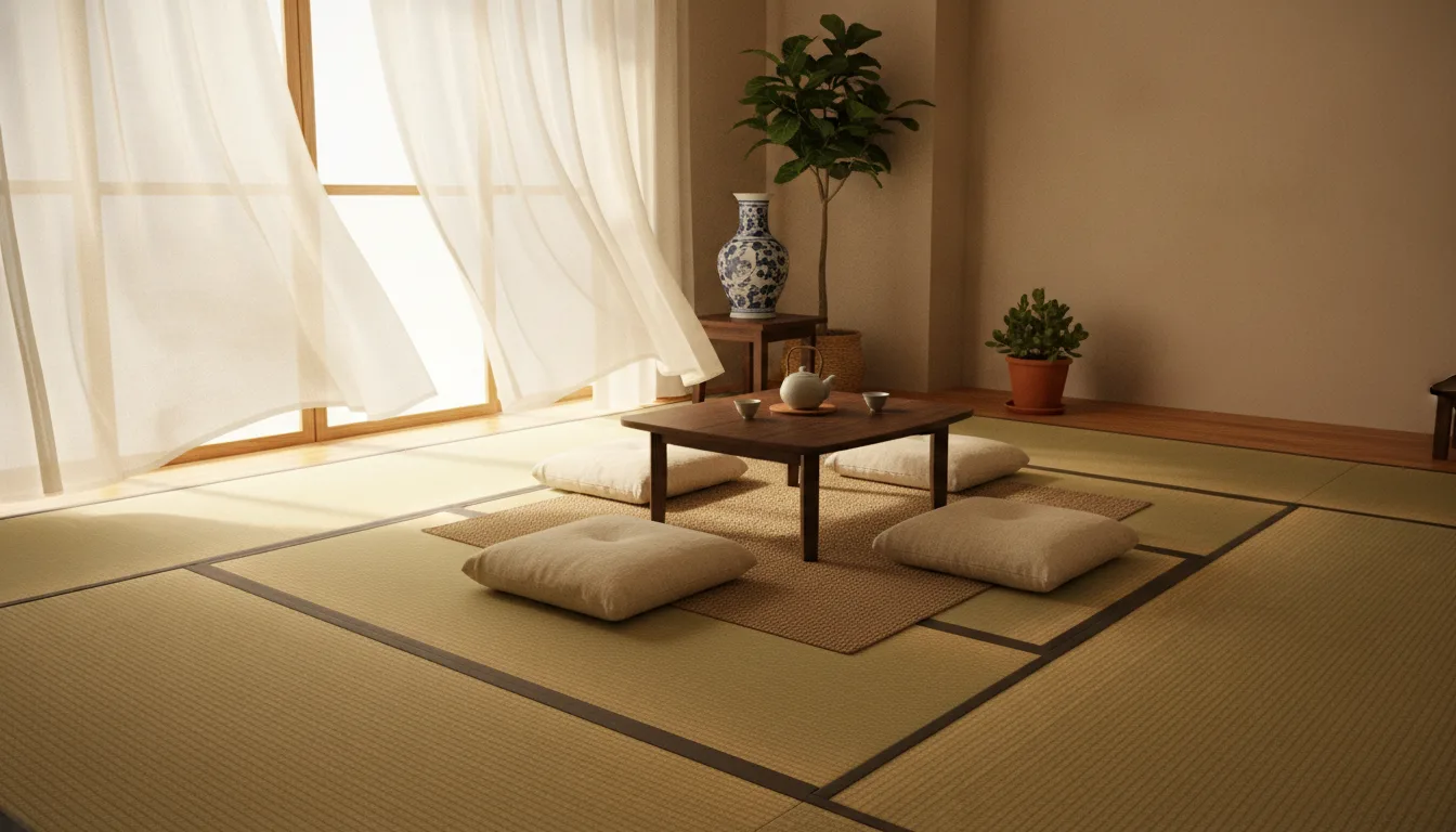 Creating a Zen Space with Traditional Floor Mats for Indian Homes